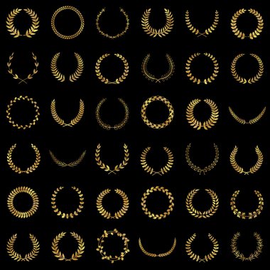 Altın defne çelenk