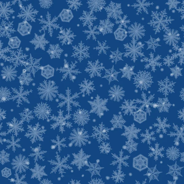 Seamless snowflakes — Stock Vector