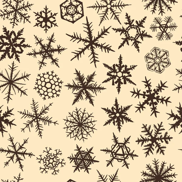 Seamless snowflakes — Stock Photo, Image