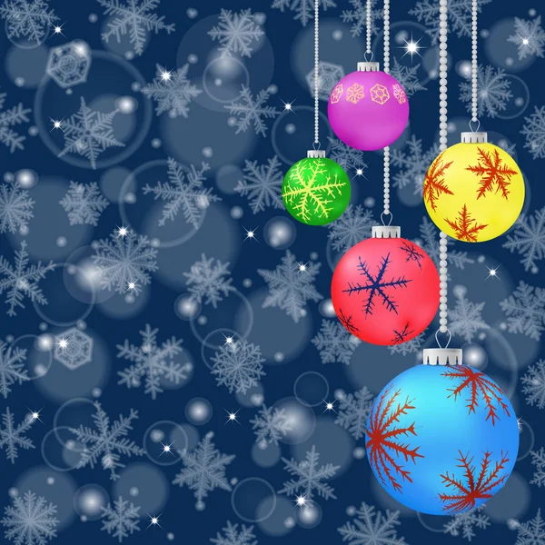 クリスマスボール — ストックベクタ