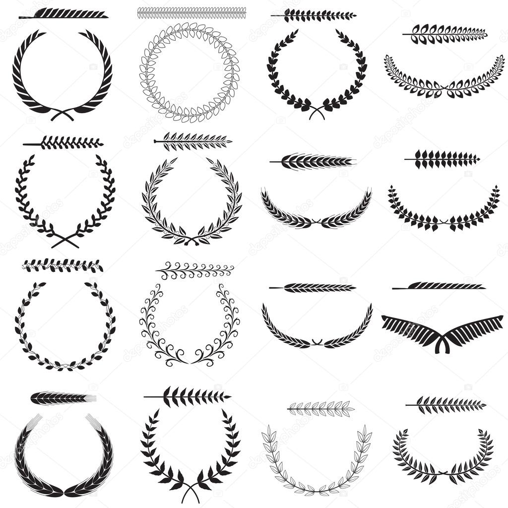 Laurel wreaths collection