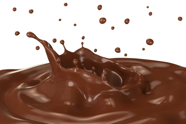 Splash di cioccolato — Foto Stock