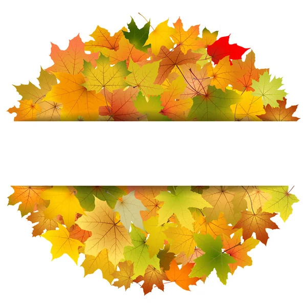 sonbahar yaprakları kartı