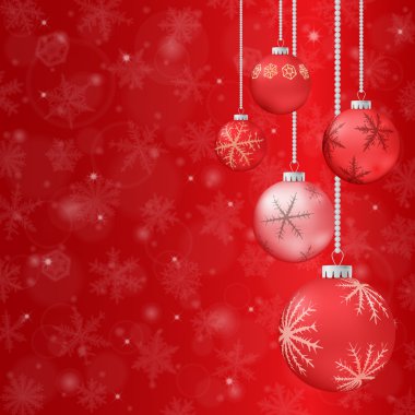 Kış kar taneleri arka plan ile