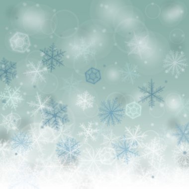 kış kar taneleri arka plan.