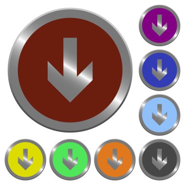 Ok düğmelerini basılı renk