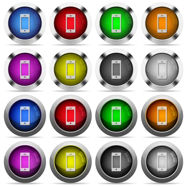 Conjunto de botões de telemóvel — Vetor de Stock