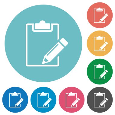 Düz not defteri simgeler