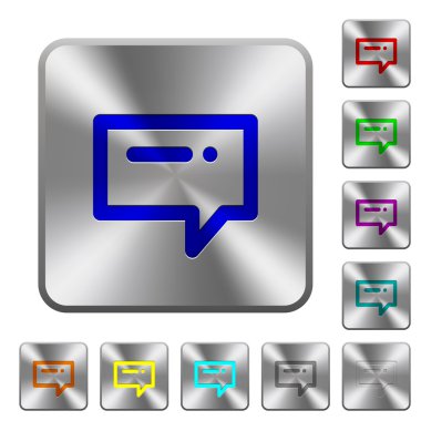 Çelik yazarak ileti düğmeleri