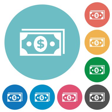 Düz Doları banknot simgeler