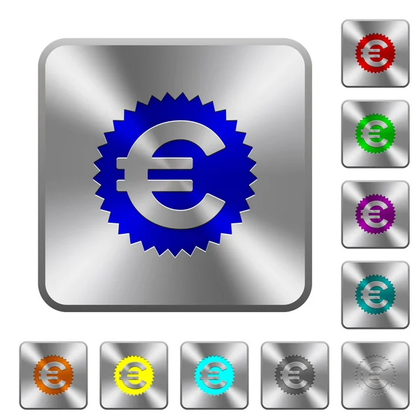 Çelik euro etiket düğmeleri