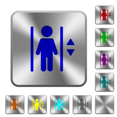 Çelik Asansör düğmeleri