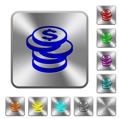 Çelik Doları düğmeleri paralar