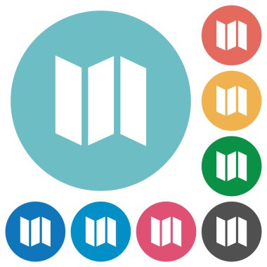 Düz harita işareti simgeleri