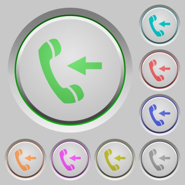 Gelen çağrı gönderme düğmeleri