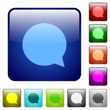 Renk sohbet cam düğmeleri
