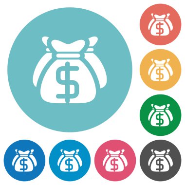 Düz Doları çanta simgeler