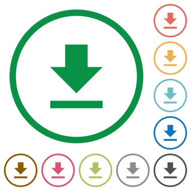 Seviyelendirilmiş düz simgeler İndir