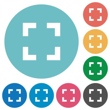 Düz seçici araç simgeleri