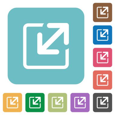 Düz pencere simgelerini yeniden boyutlandırmak