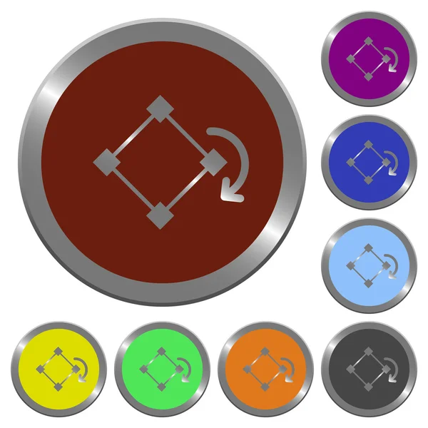 Roteren element kleurknoppen — Stockvector
