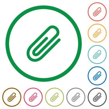 Düz simgeler ek ana hatları