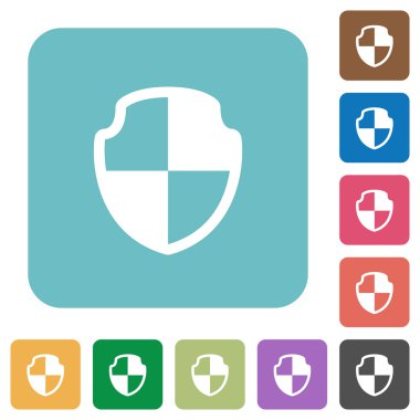 Düz kalkan kutsal kişilerin resmi