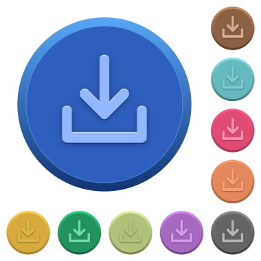 Kabarık download düğmeleri