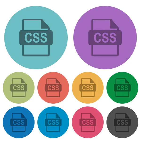 CSS file format push buttons Stock Vector by ©renegadehomie 117058140
