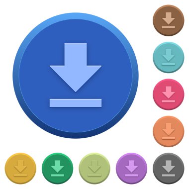 Kabarık download düğmeleri