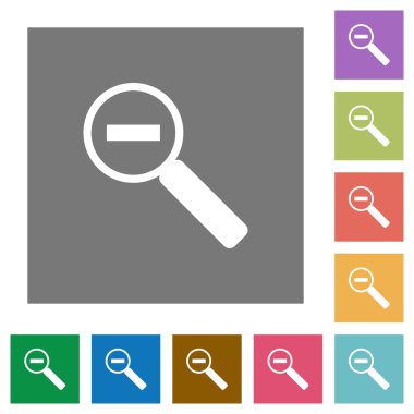 Kare vınlamak düz simgeler