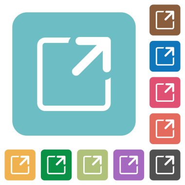 Düz en üst düzeye çıkarmak pencere simgeleri