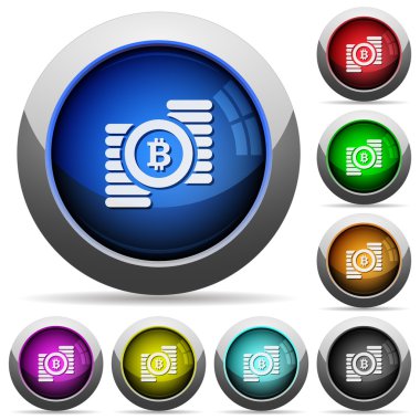 Bitcoins düğme kümesi