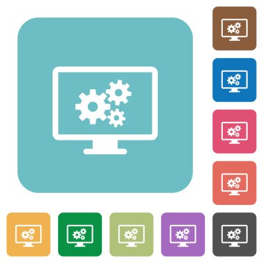 Düz ekran ayarları simgeler