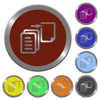 Renk taşı dosya düğmelerini