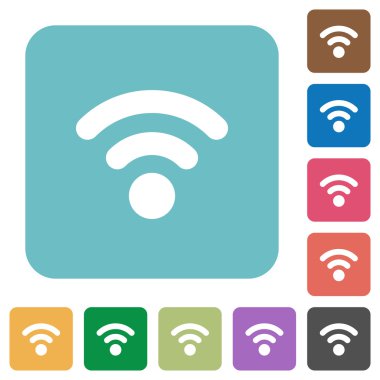 Düz radyo sinyal simgeleri