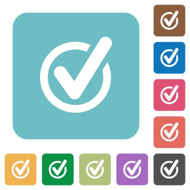 Düz kontrol veri simgeler