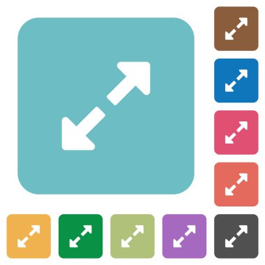 Düz tam simgelerini yeniden boyutlandırmak