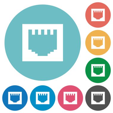 Düz ethernet bağlantısı simgeleri