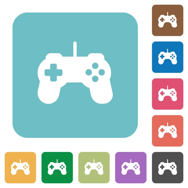 Flat game controller icons — Stock Vector