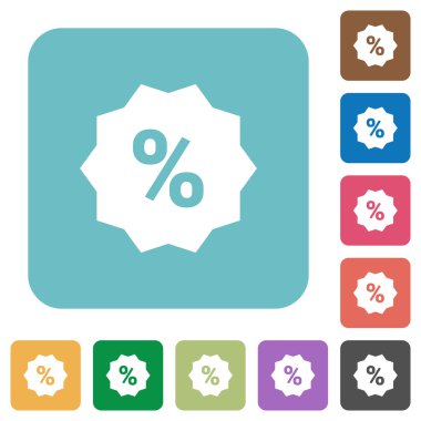 Düz indirim simgeler