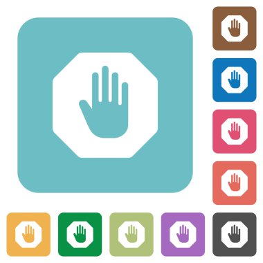 Düz dur işareti simgeleri