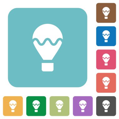 Düz hava balon simgeler