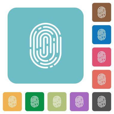 Düz parmak izi simgeler