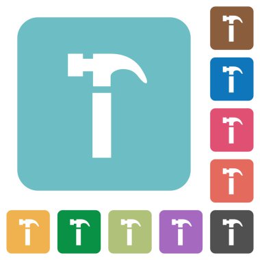 Düz çekiç simgeler