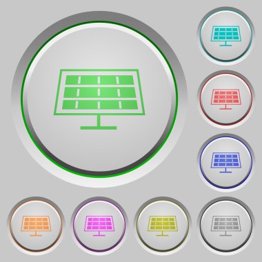 Güneş paneldeki tuşlar