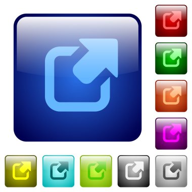 Renk verme kare düğmeleri