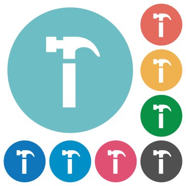 Düz çekiç simgeler