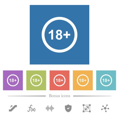 Sadece kare arkaplanlarda yassı beyaz simgelere izin veriliyor. 6 bonus simgesi dahil.