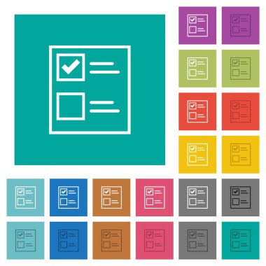 Oy pusulası düz arkaplan üzerinde çok renkli düz simgeler içeriyor. Uçan veya etkin efektler için beyaz ve koyu simge varyasyonları.